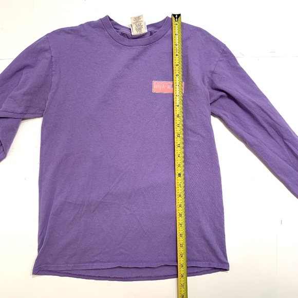 Simply Southern Purple Long Sleeve Tee - Picture 7 of 8